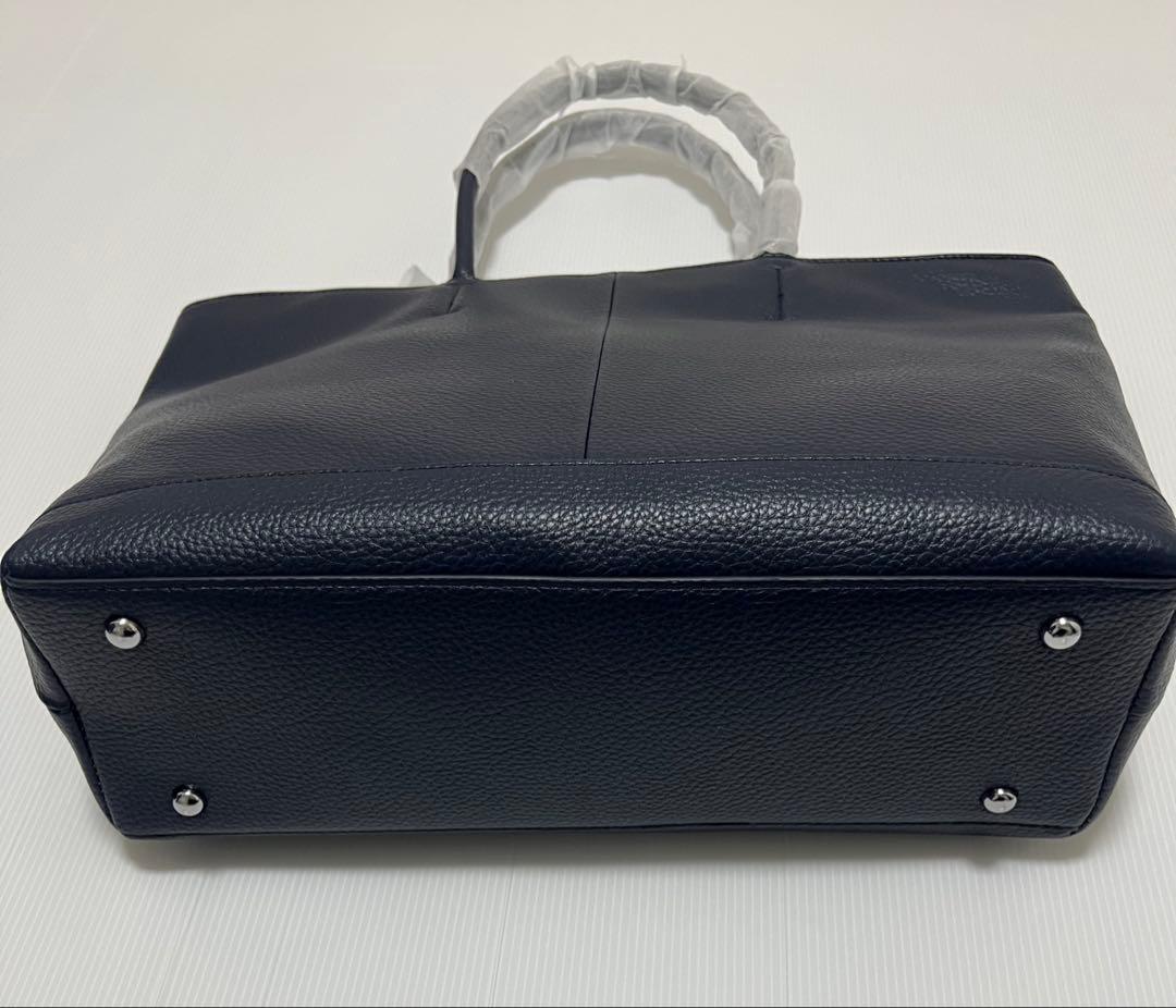 【新品未使用】オリックス・バファローズ レザートートバッグ ネイビー