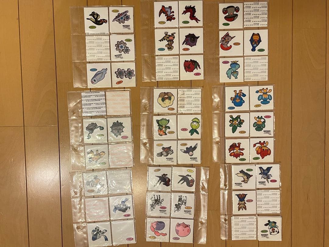 ポケモンパンデコキャラシール　164枚　15周年記念シール