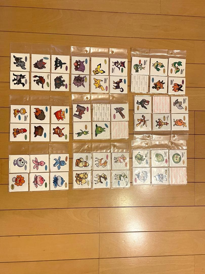 ポケモンパンデコキャラシール　164枚　15周年記念シール