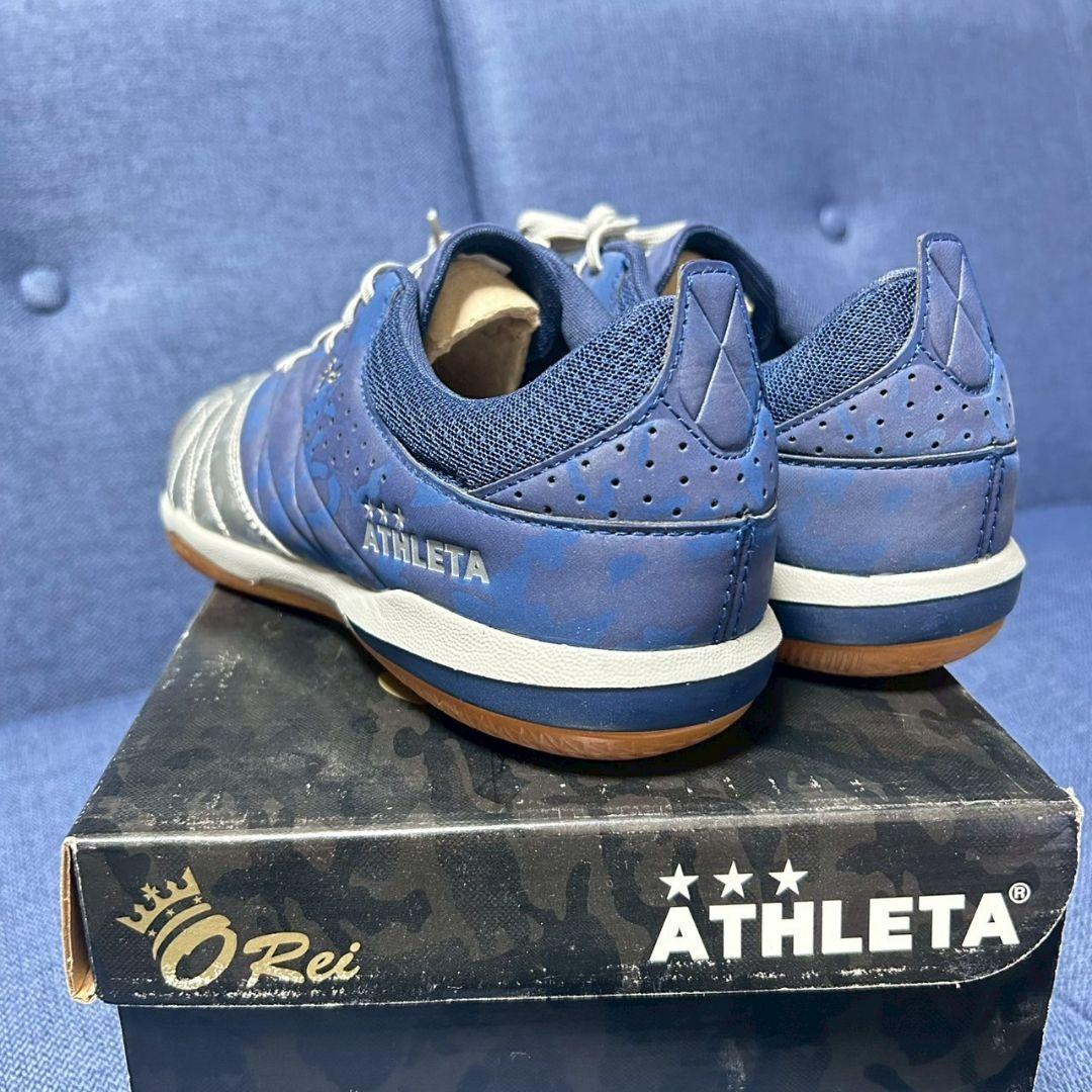 ATHLETA O-Rei Futsal 26.0cm ネイビー/シルバー