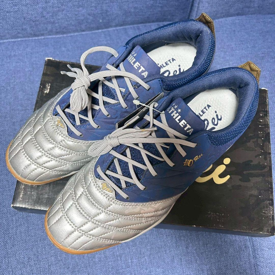 ATHLETA O-Rei Futsal 26.0cm ネイビー/シルバー