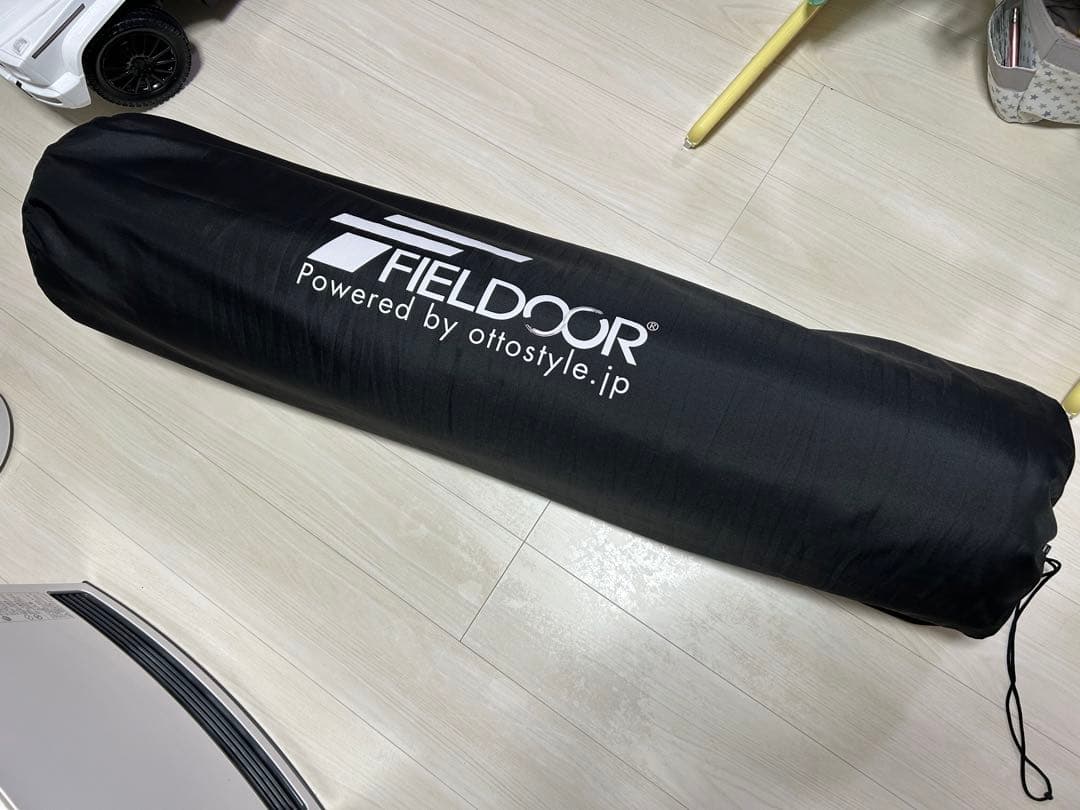 FIELDOOR 車中泊マット Lサイズ 厚さ10cm ブラック