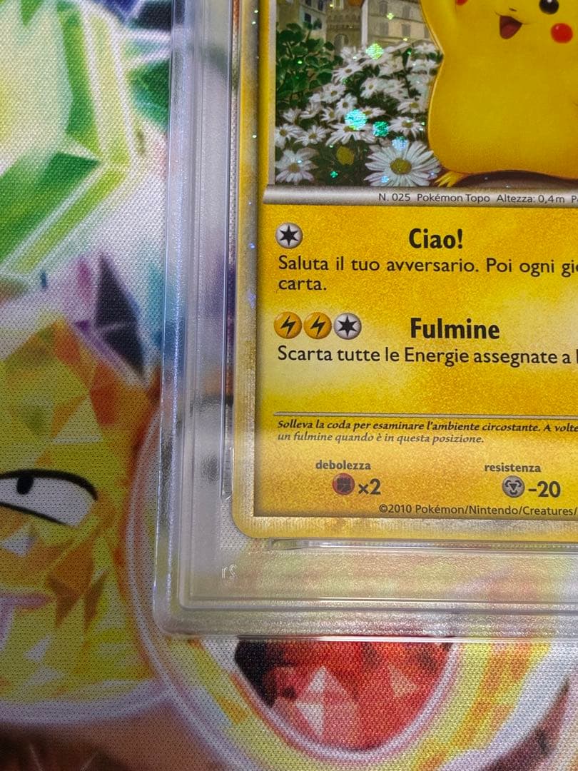 PSA8☆ピカチュウワールド ピカチュウ 2010年 プロモ イタリア