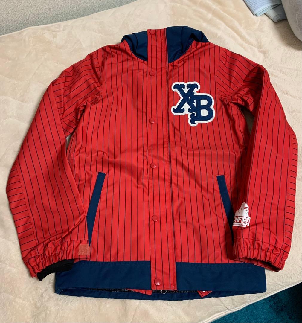【X-LARGE】×【BON FIRE】 Ball Parkジャケット XS