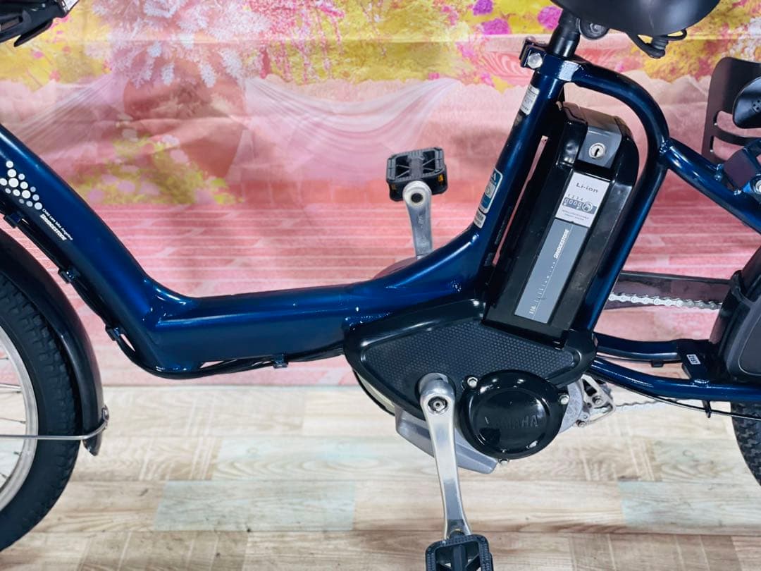 K2157 電動自転車ブリヂストン子供乗せ 20インチ 8.9Ah ブルー