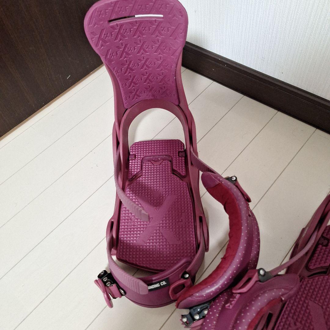 Fix Binding Co スノーボードビンディング パープル　Mサイズ美品