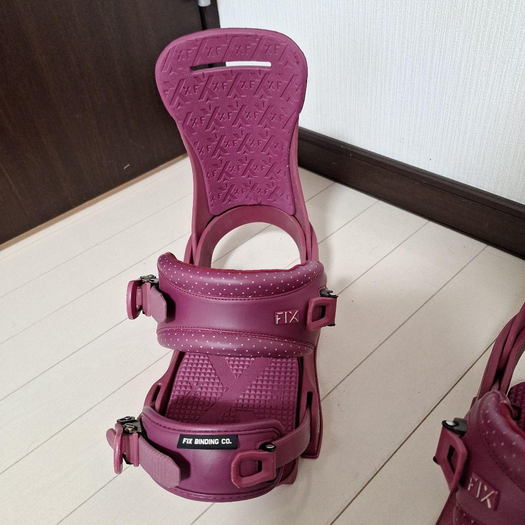 Fix Binding Co スノーボードビンディング パープル　Mサイズ美品