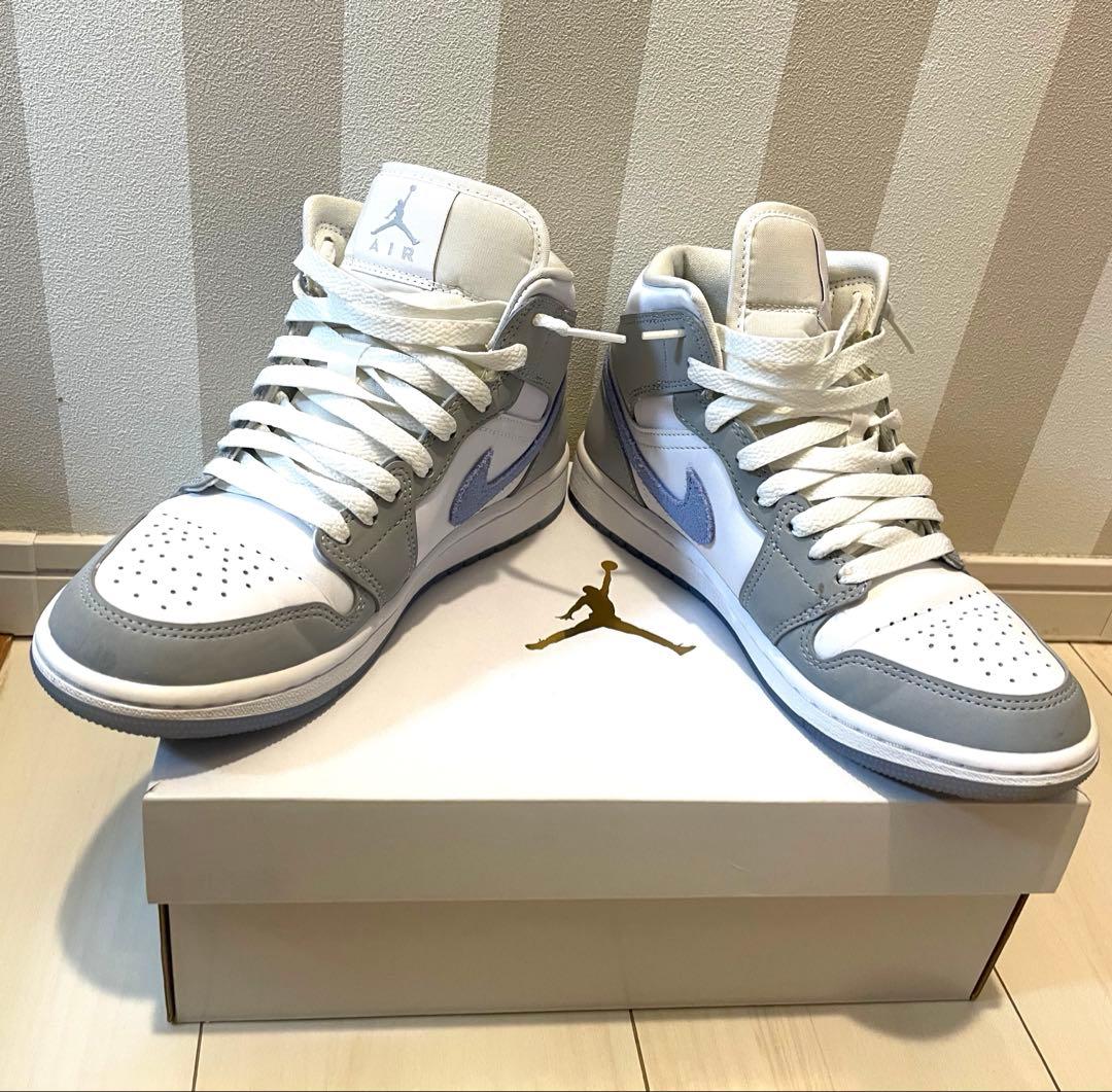正規品⭐︎エアージョーダン1⭐︎ウルフグレー⭐︎23.0⭐︎AJ1⭐︎鑑定書付