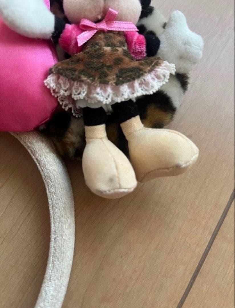♡ミニーちゃん ヒョウ柄カチューシャ♡