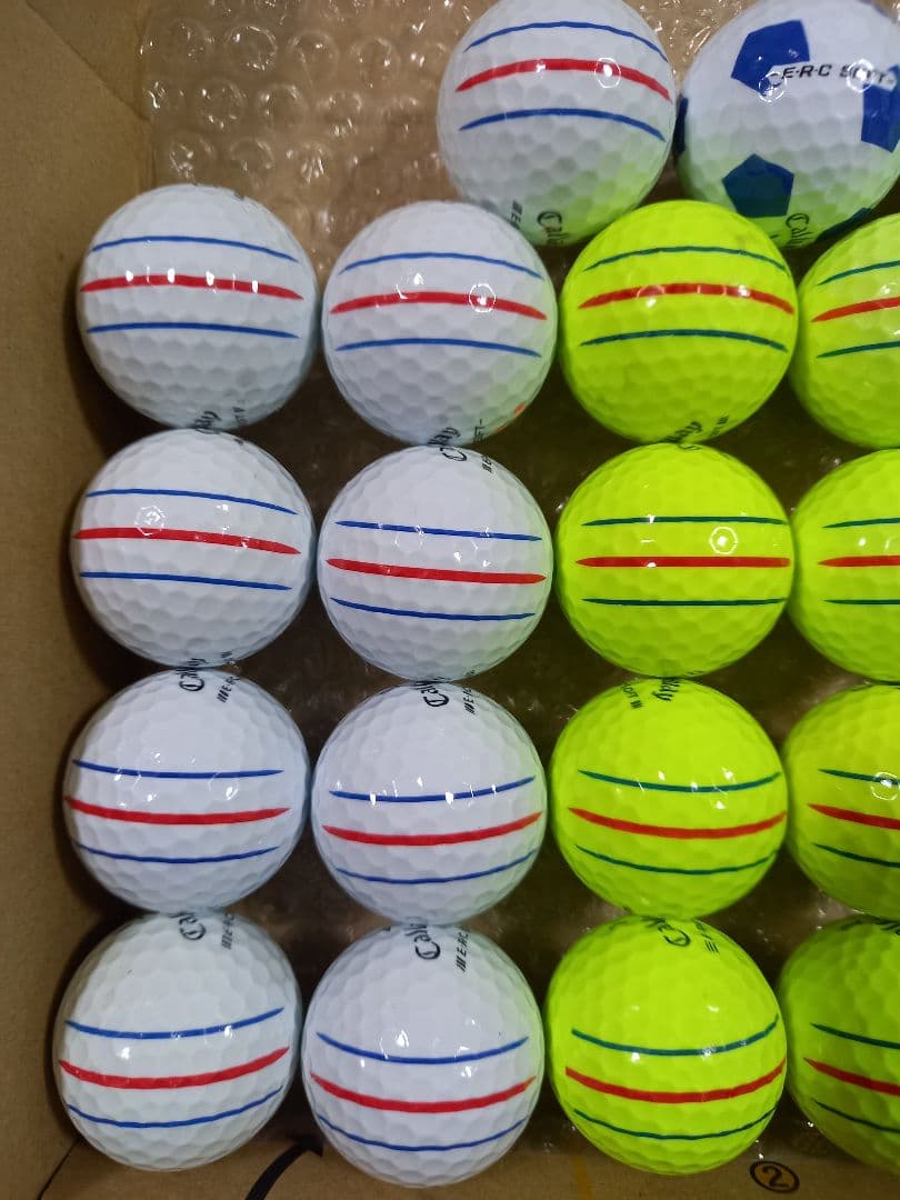 美品キャロウェイ ERC SOFT トリプルトラック ロストボール 27球