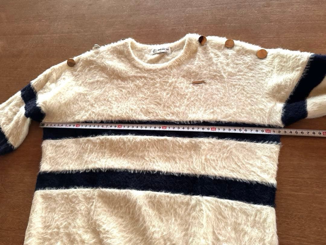 美品　Ｌサイズ アンパスィ and per se クルーネック セーター