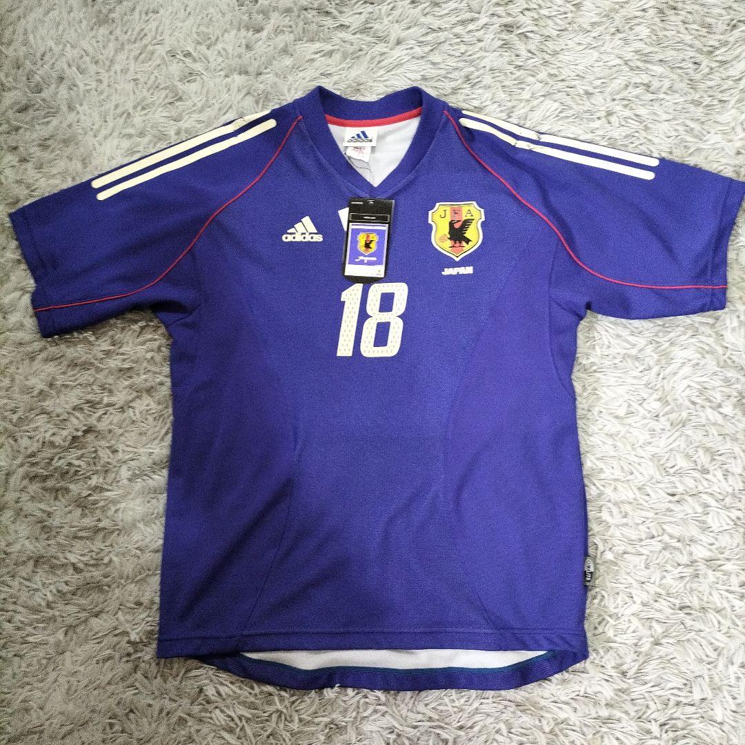 新品タグ付きadidas アディダス　日本代表ユニホーム　小野伸二