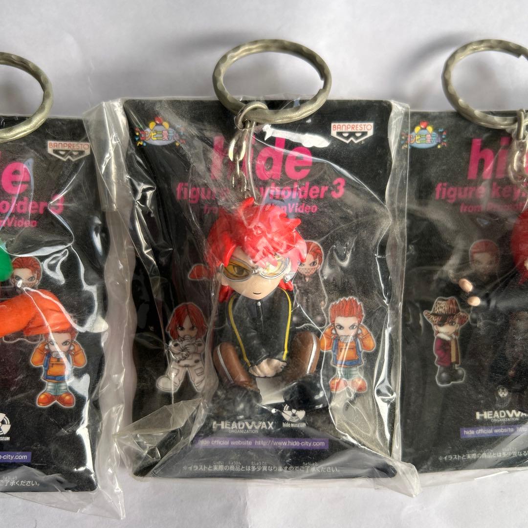 hide フィギュア キーホルダー 3 XJAPAN コンプリート 全5種