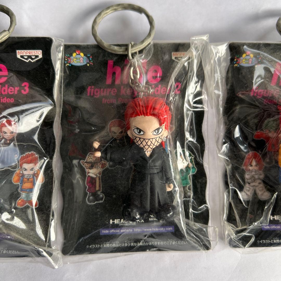 hide フィギュア キーホルダー 3 XJAPAN コンプリート 全5種