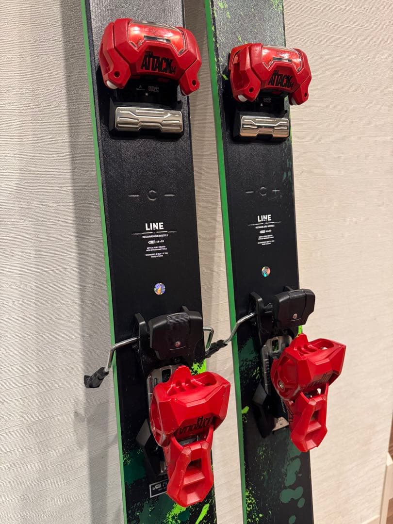 LINE BACON108 184cm スキー板ビンディングセット