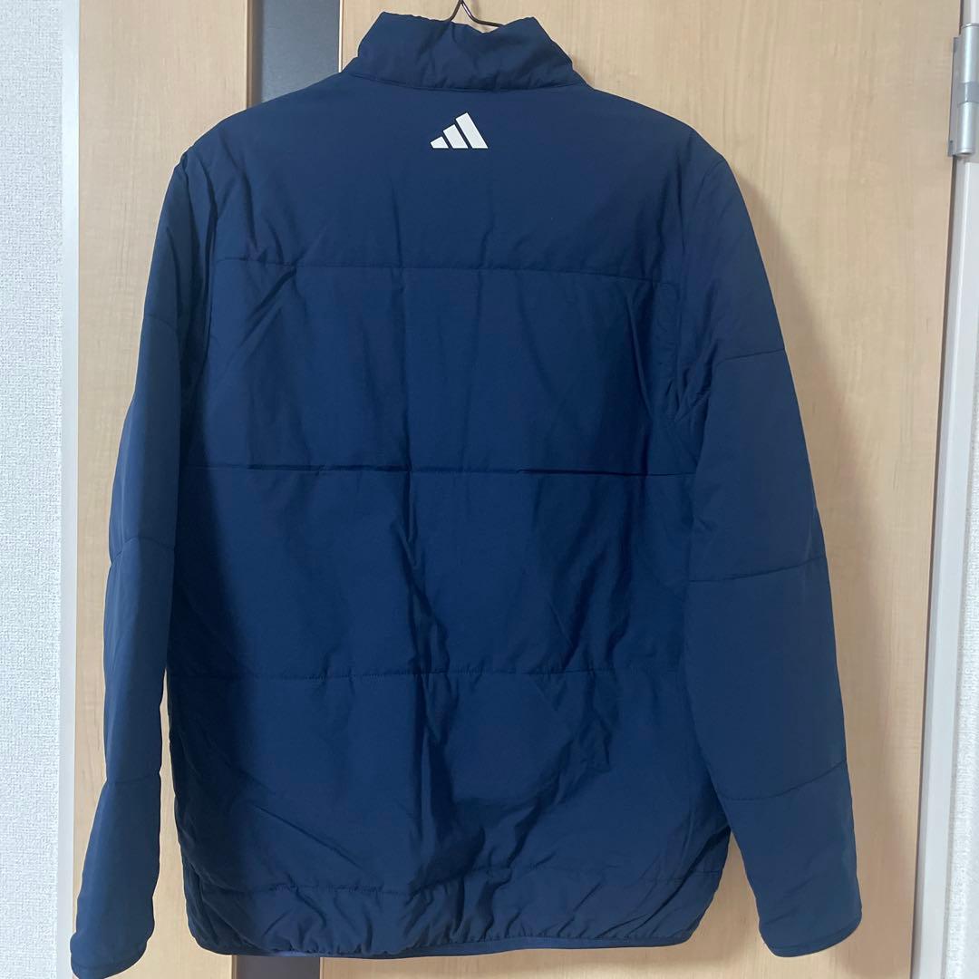 adidas ゴルフ　中綿ジャケット　サイズＬ　ネイビー新品未使用品！