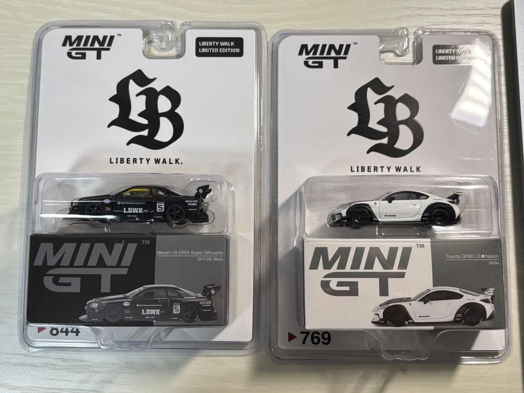 【LibertyWalk Limited】MINI GT LBWK 2台セット