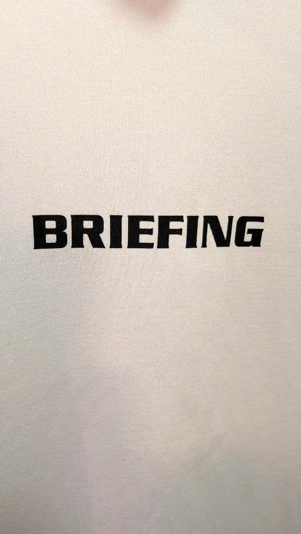 ✨美品✨BRIEFING ハイネック 長袖 シャツ 白 ブリーフィング モック