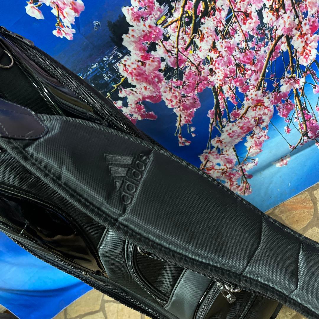 寶BY-1280 adidas キャディバッグ 内径約23cm 重量約3.3kg