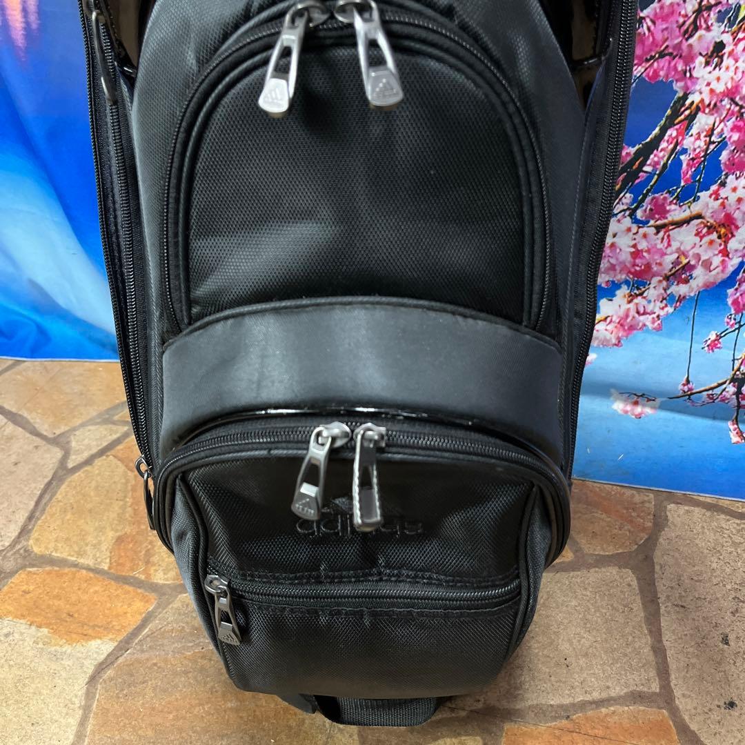 寶BY-1280 adidas キャディバッグ 内径約23cm 重量約3.3kg