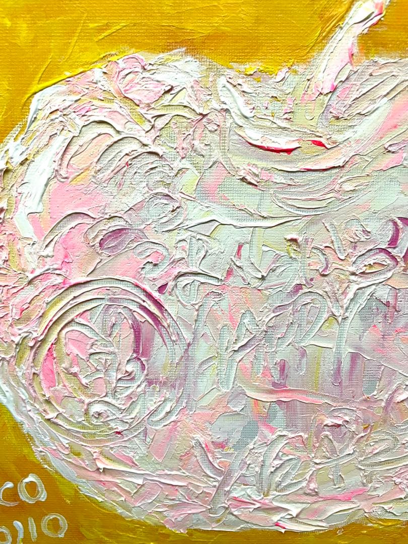 油彩画 りんご　Yー1