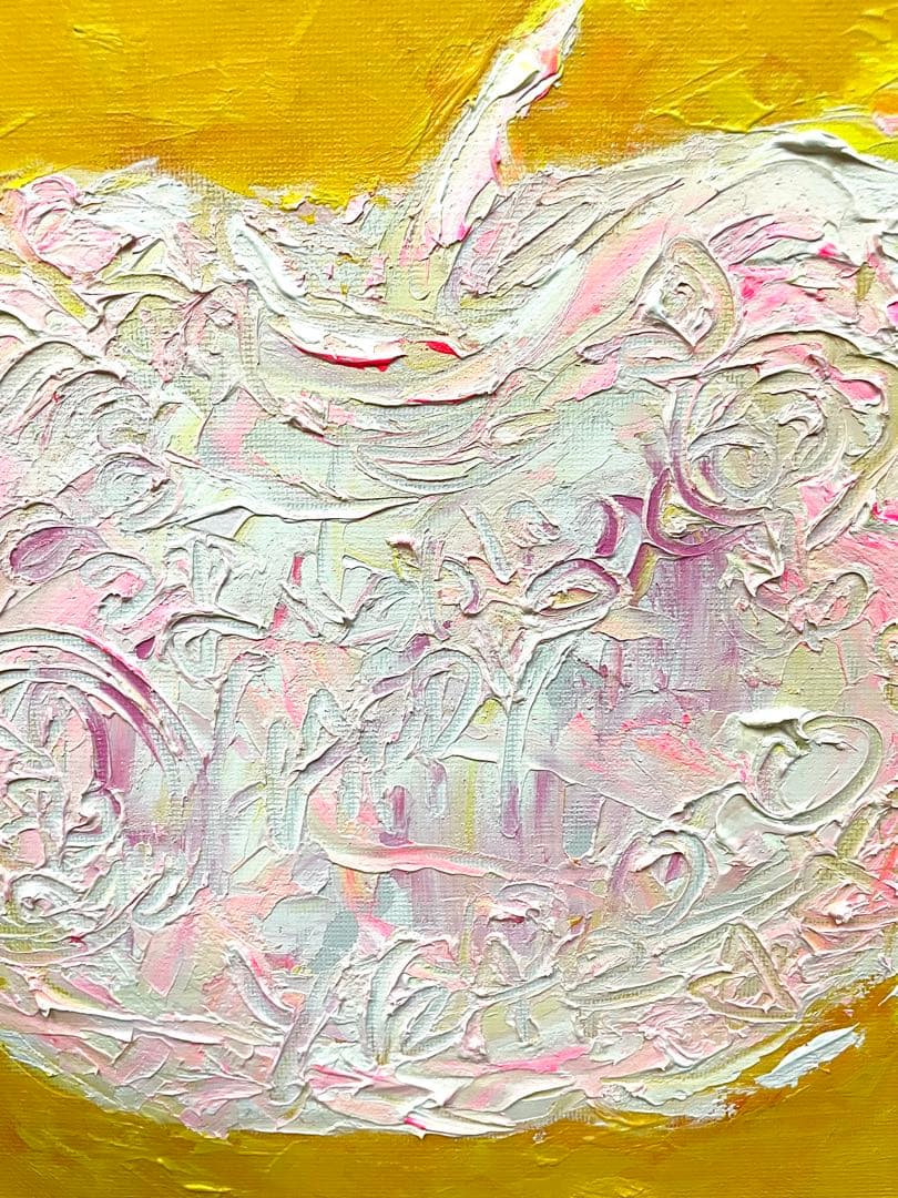 油彩画 りんご　Yー1