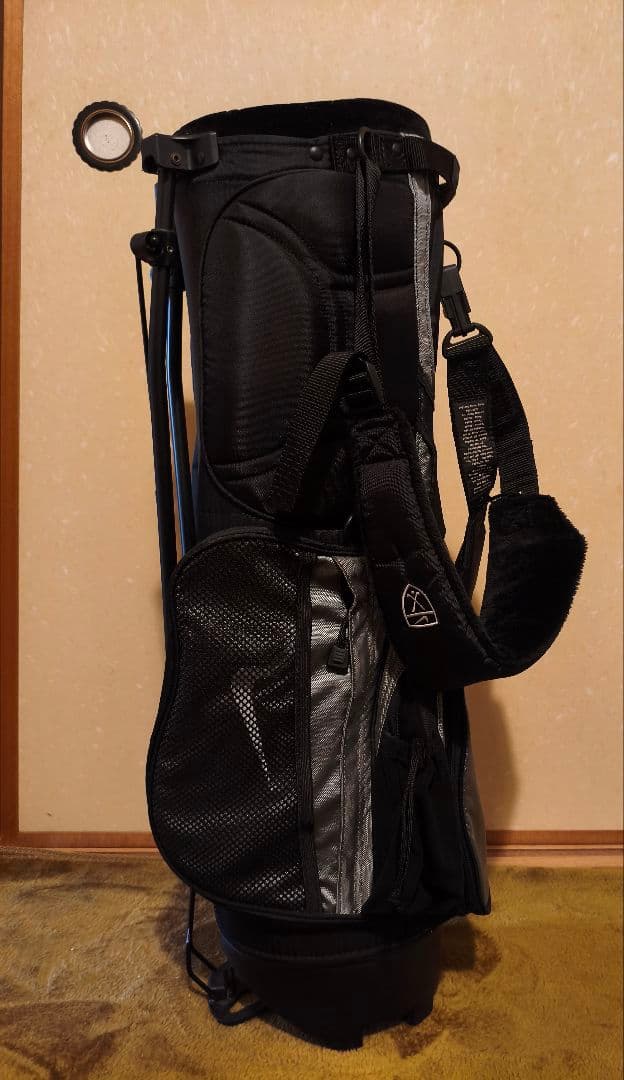 Nike Golf スタンド付きキャディバッグ ブラックシルバー値段交渉️⭕️
