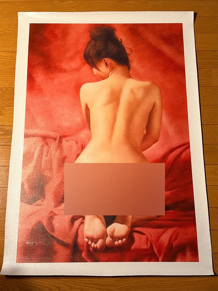 【アート作品】美しい女性をモデルにした油絵風の肖像画・絵画・裸婦画38