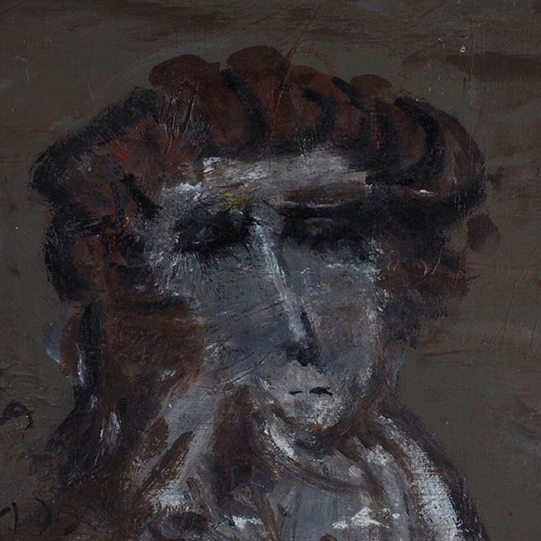 【模写】織田廣喜「MARIA」油彩 F3号(40×45cm) 送料込み