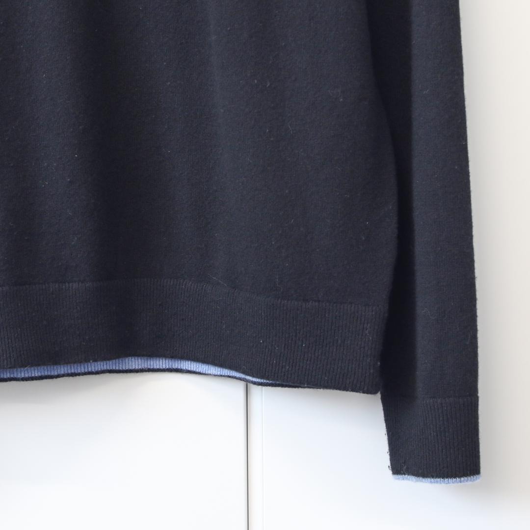 【定価7万】グレイソン カシミアセーター S ブラック GREYSON ゴルフ