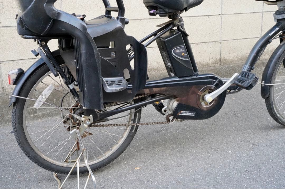 電動自転車 パナソニック ギュット 中古 子供乗せ アシスト 032502