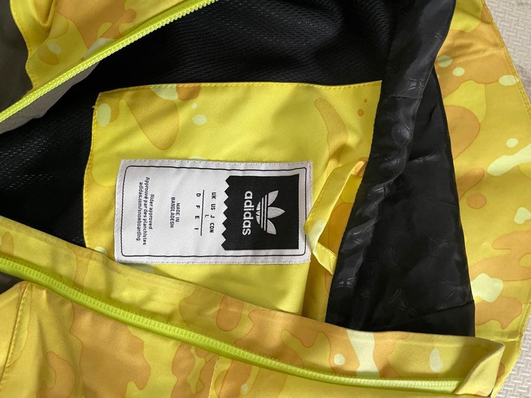 adidas 迷彩柄 スノーボードウェア Lサイズ
