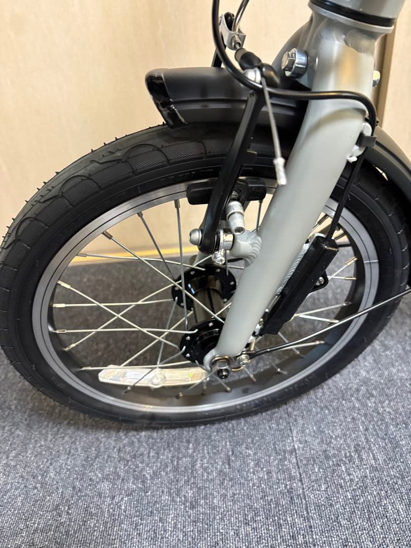 ほぼ新品 カゴ付き PELTECH X-MINI 折り畳み 電動アシスト自転車