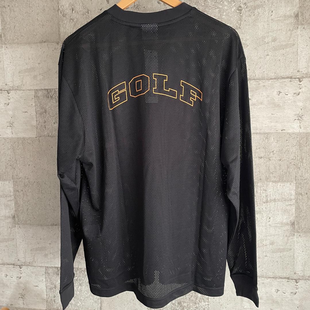 新品 Students Golf メッシュジャージ プリントロンT ブラック M