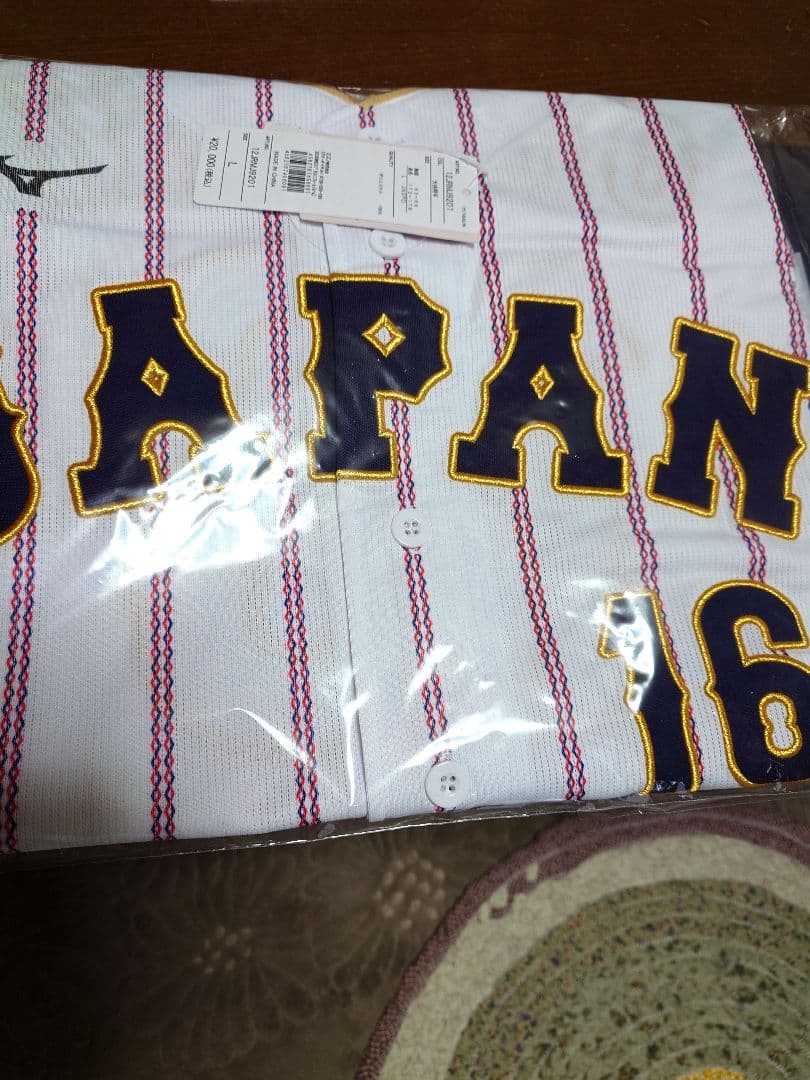 侍ジャパン 2026 WBC ユニホーム ホーム 大谷翔平 Lサイズ 新品　白色