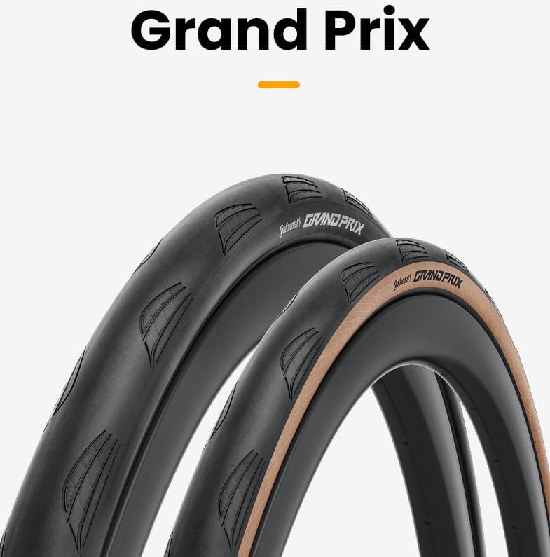 Grand Prixクリンチャータイヤ２本（リムバンド2本付き）