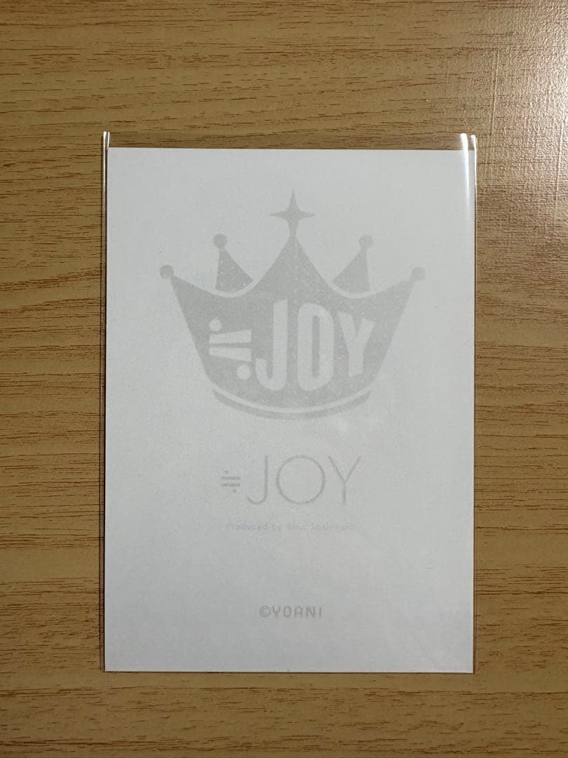 ≒JOY 江角怜音 3周年衣装 ヨリ 直筆