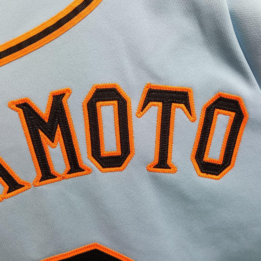 【極美品】アディダス製 読売ジャイアンツ 坂本勇人 ビジター刺繍水色ユニフォーム