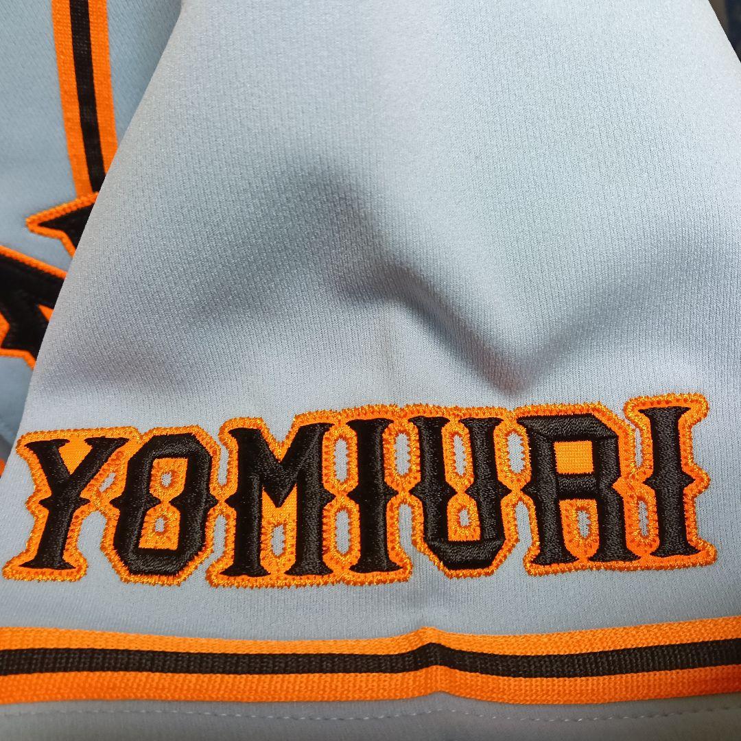 【極美品】アディダス製 読売ジャイアンツ 坂本勇人 ビジター刺繍水色ユニフォーム
