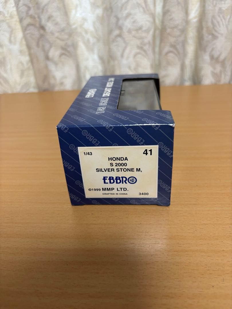 EBBRO 1/43 HONDA S2000シルバーストーンメタリック自宅展示品
