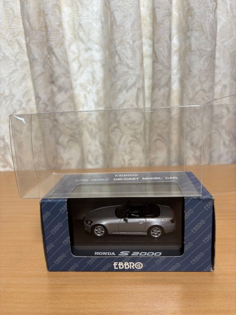 EBBRO 1/43 HONDA S2000シルバーストーンメタリック自宅展示品