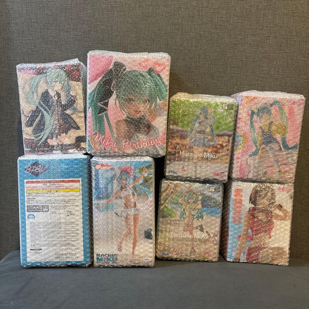 【新品・未開封】 初音ミク 人気プライズ 8点セット