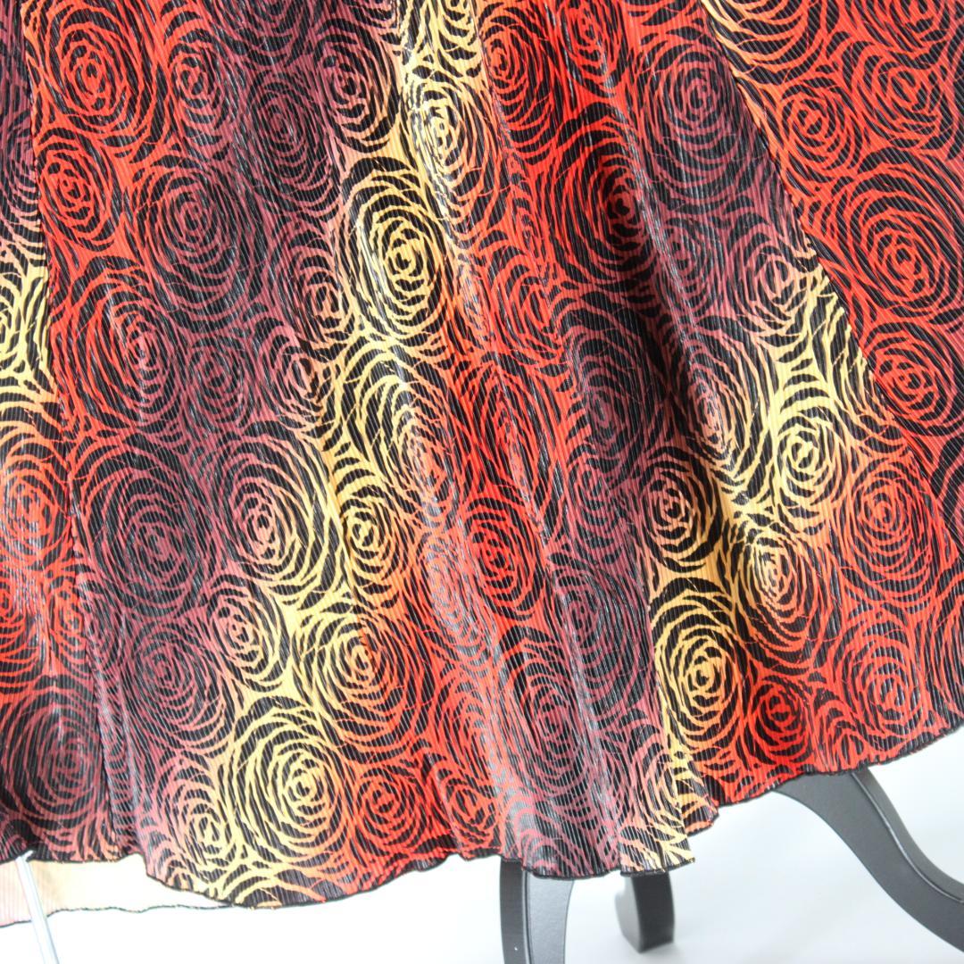 【美品 社交ダンス衣装】ワンピース ドレス 黒 赤 黄色 紫 スパンコール 上品
