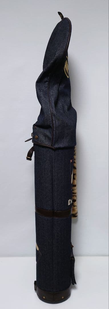 極上極美品✨EVISU＆GOLF デニム キャディバッグ フード一体型初期モデル