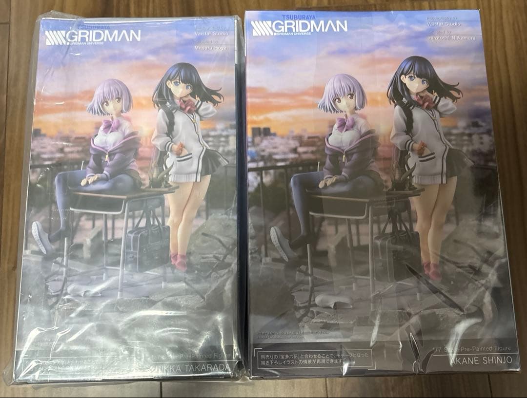【未開封】コトブキヤ　グリッドマン　宝多六花・新条アカネ　フィギュアセット