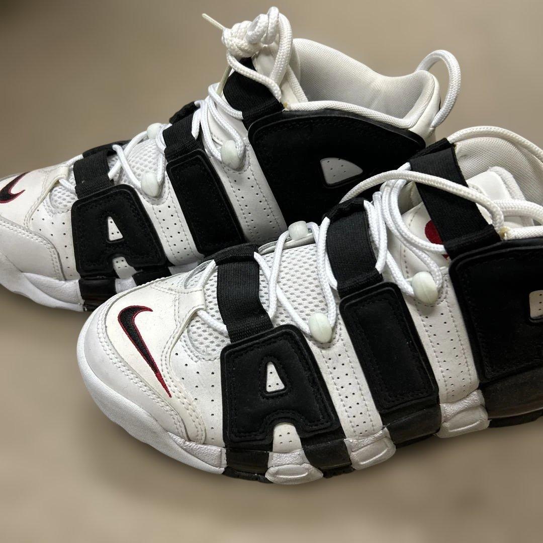 Nike Air More Uptempo ホワイト/ブラック/レッド 26cm