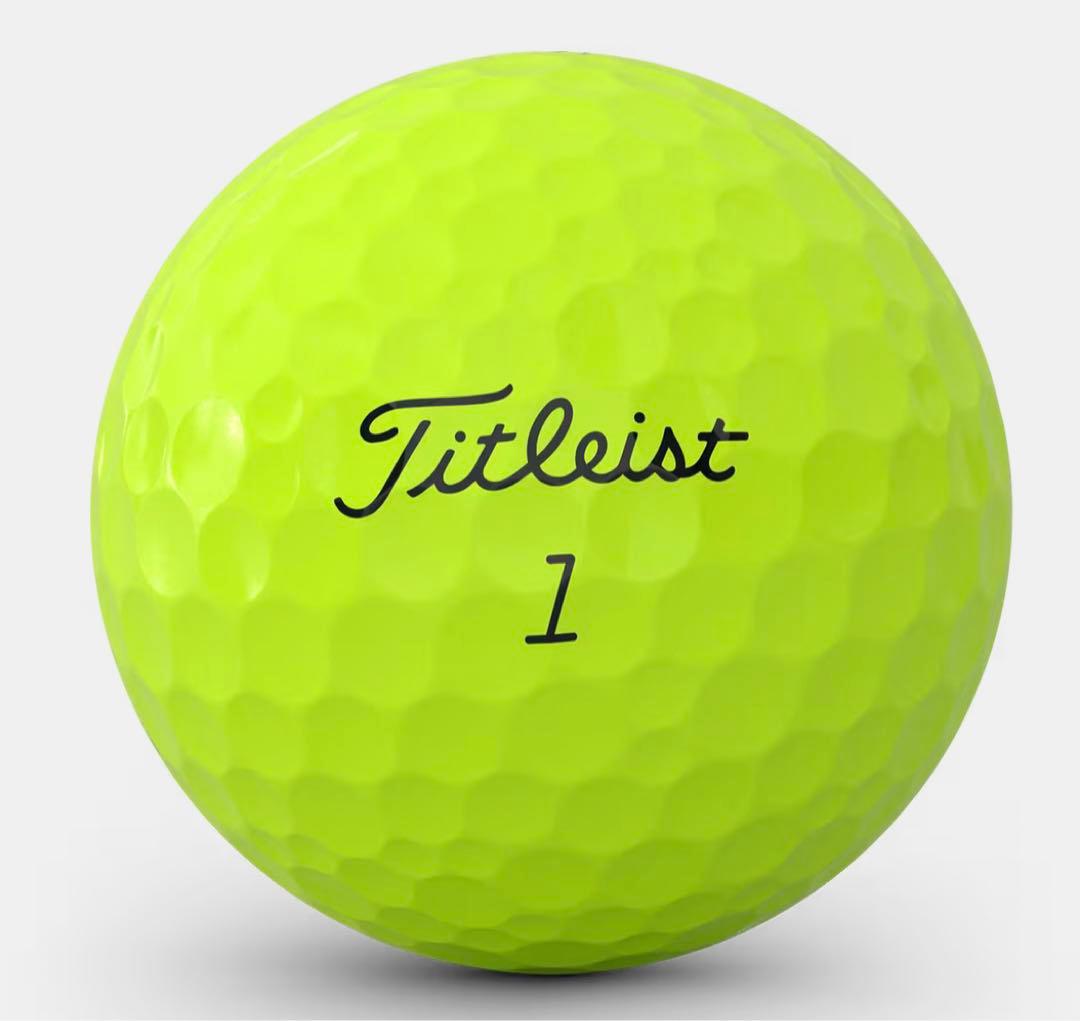 新品2026年NEWタイトリストTourSoftイエロー　2ダース（24球）