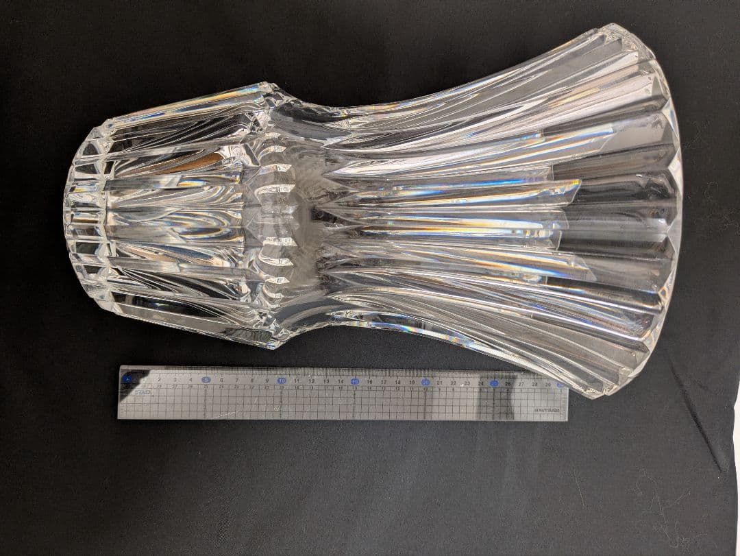 大幅値下★Baccarat バカラ 花瓶　大型　フラワーベース　27cm