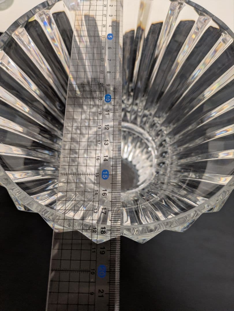 大幅値下★Baccarat バカラ 花瓶　大型　フラワーベース　27cm