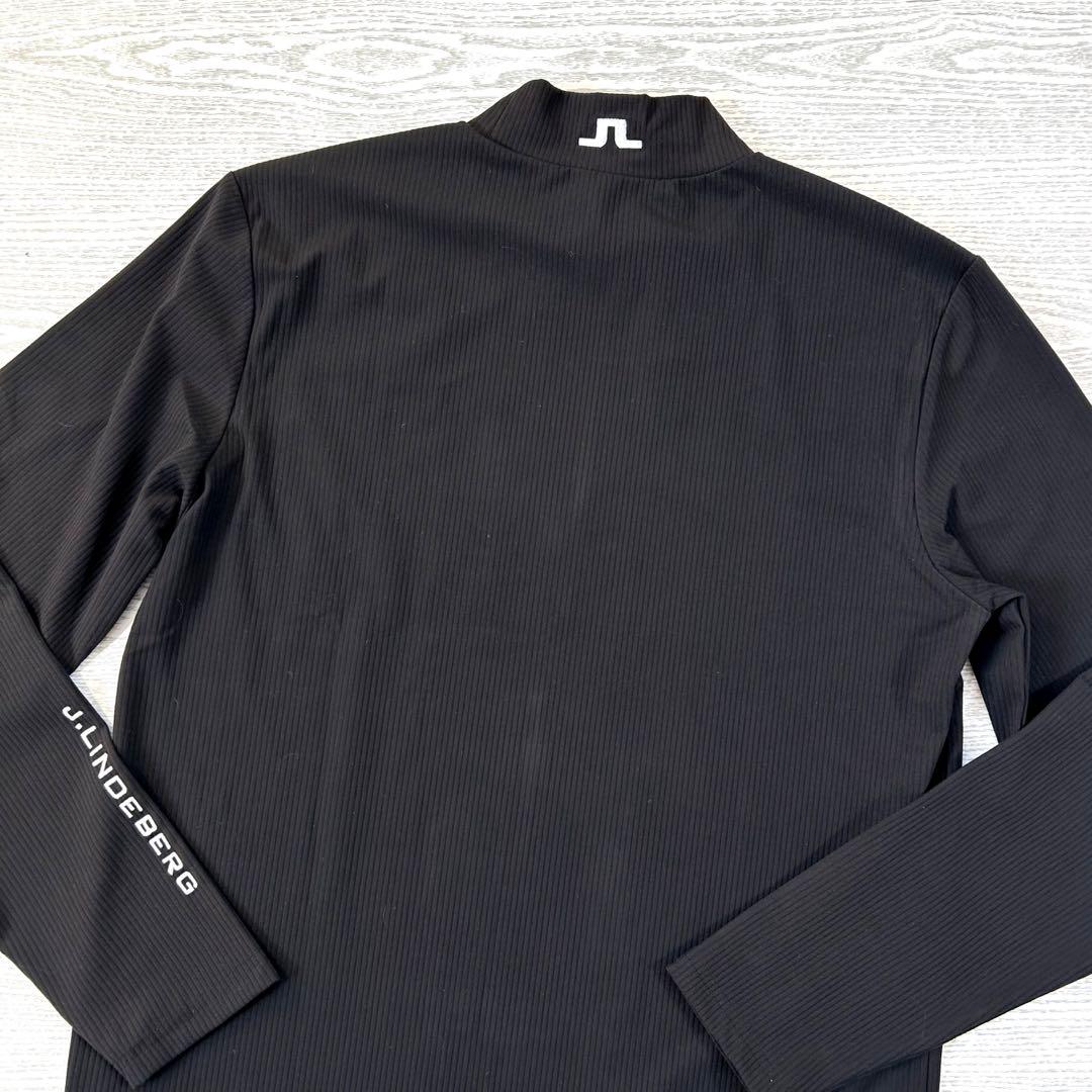 J.LINDEBERG ジェイリンドバーグ ロゴデザイン　モックネックシャツ